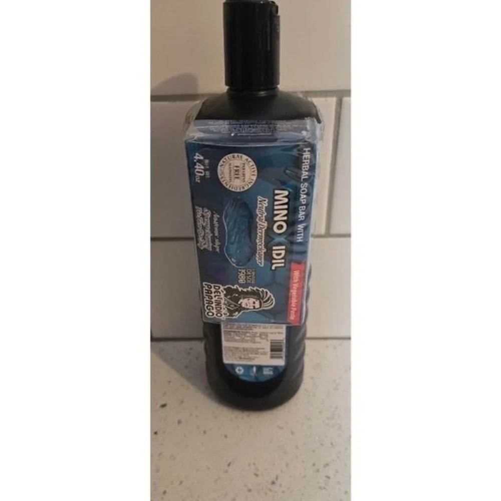 Minoxidil Shampoo Unisex Hair Growth Stimulating & Herbal Soap‎ Bar Set